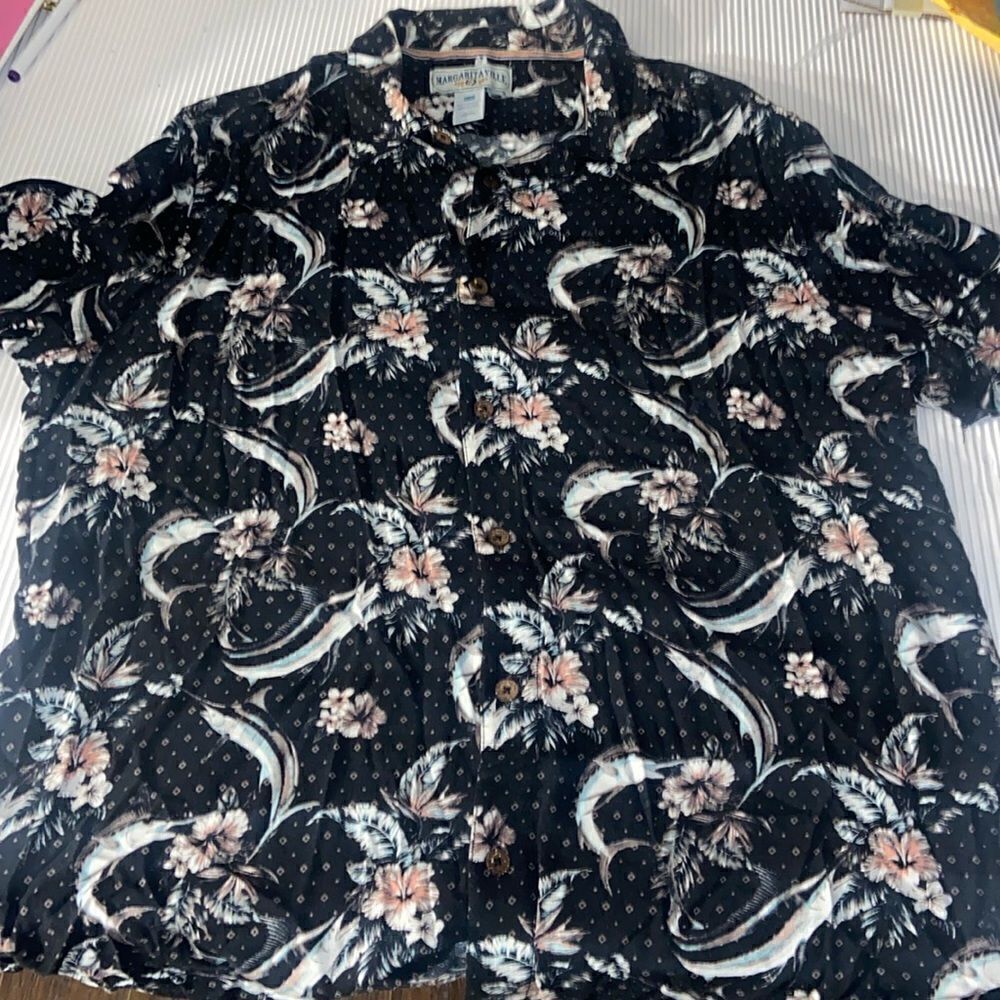 Margaritaville Hawaiian Floral Shirt Men’s XL